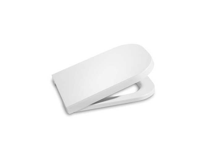 Toalettstol GAP softclose m/lås vit plast | VVS Artiklar - Badrum - Tillbehör för toalett | GameStuff