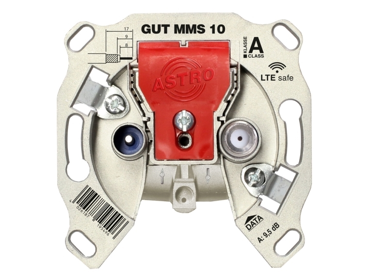Astro Gut Mms 10, Type F, Nikkel, Ce, 1 Stk