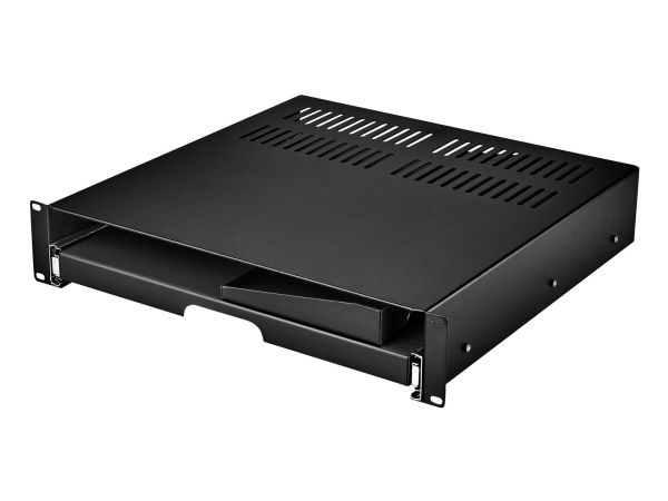 Renkforce Rf-3429156 19-Zoll-Netzwerkschrank-Schubladen 2 He Auszug Geeignet Für Schranktiefe: Ab 500 Mm Schwarz