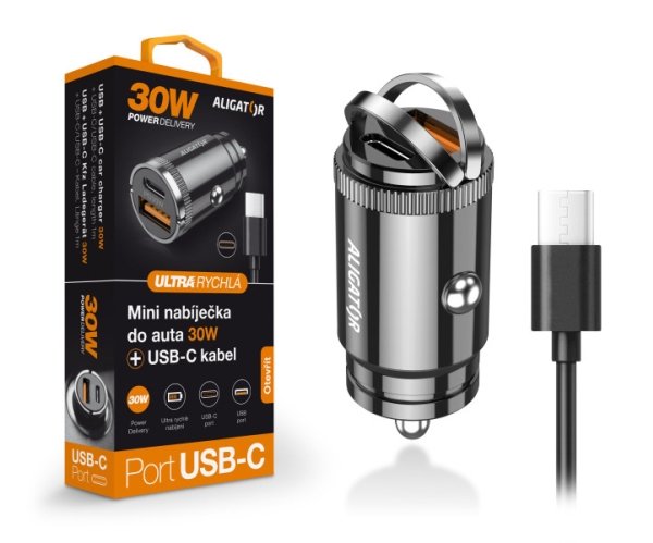 Aligator Chpd0007, Automatisk, Cigartænder, 5 V, Sort