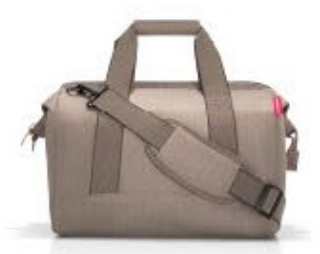 Reisenthel Allrounder M, Frau, Handtasche, Medium, Reißverschluss, Grau, Einfarbig