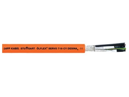 Lapp ÖLFLEX SERVO 719 CY, Mellemspændingskabel, Orange, Polyvinylchlorid (PVC), Kobber, 2.5 mm², 188 kg/km