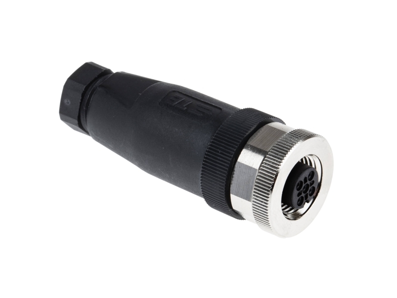 Te Connectivity Circular Connector, 4 Contacts, Cable Mount, M12 Connector, Socket, Female, Ip67, T411 Series