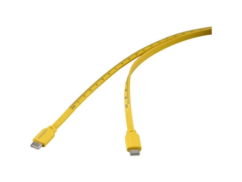 Renkforce Usb-Kabel Usb 2.0 Usb-C Stik, Usb-C Stik 1,00 M Gul #####Dimensionelt Aftryk (Metrisk) Rf-6721074