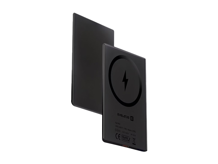 3000mAh super slim powerbank med trådløs opladning