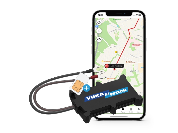 Yukatrak Easywire Aio Gps Auto Tracker Inkl. Sim + Datum Flat