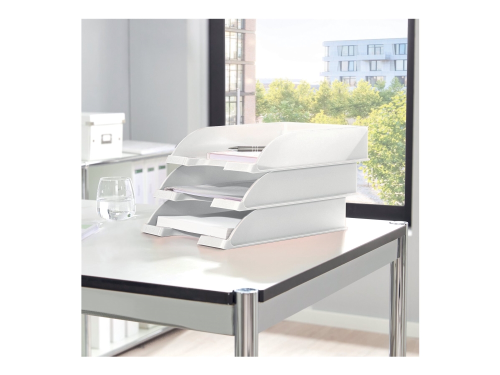Brevbakke Leitz Plus Wow, A4, Hvid