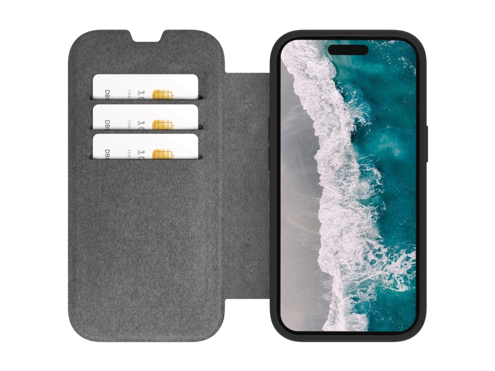 Dbramante1928 Helsinki Magsafe, Folio, Apple, Iphone 15 Plus, Schwarz