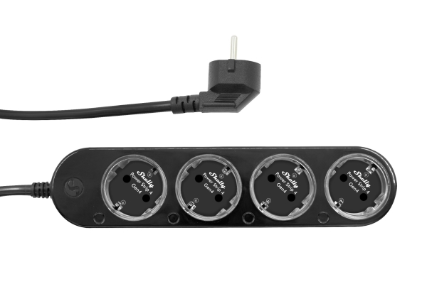 Shelly Power Strip Gen4 - Black | Smarta hem - Märken - Shelly | GameStuff