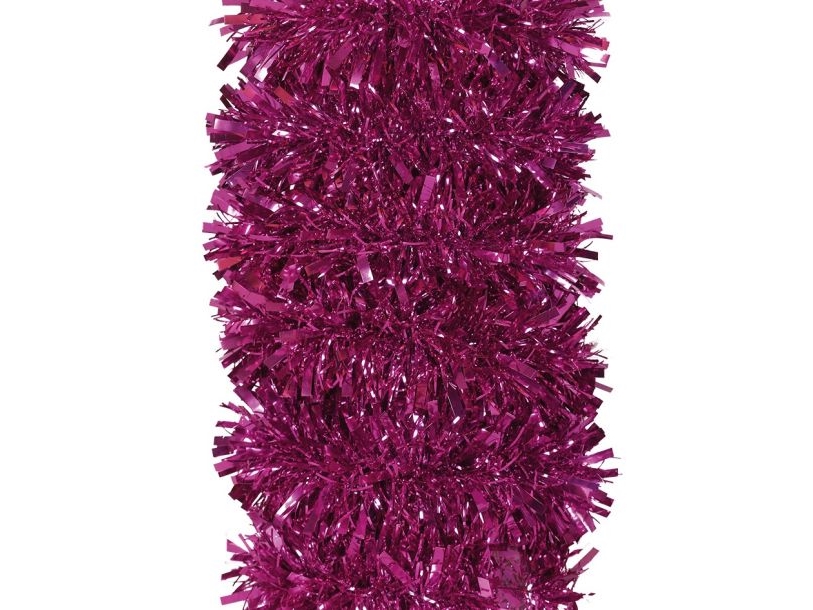 Fuchsia folieguirlande, 180 cm | N - A | GameStuff