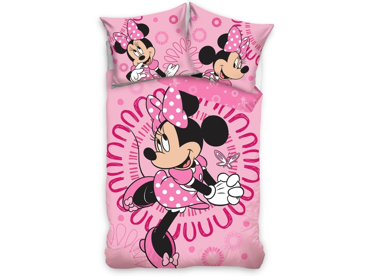 Minnie Mouse Sengetøj 150 x 210 cm - 100 procent bomuld