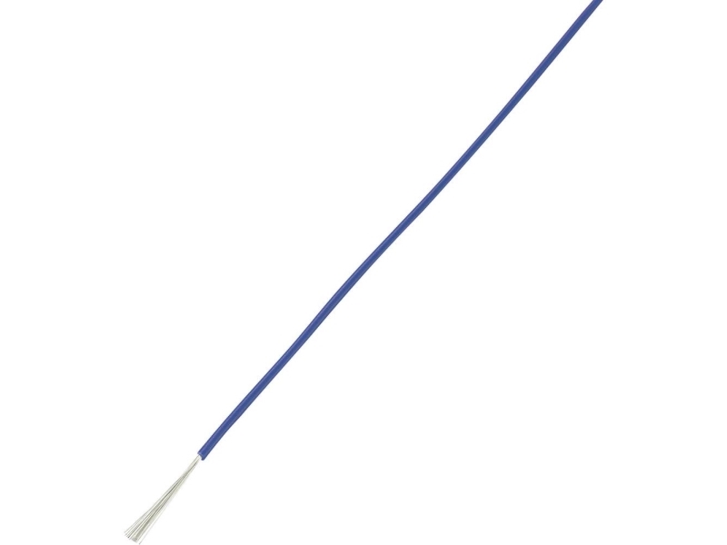 Conrad Components 605380 Draht Liy 1 X 0,14 Mm² Blau 100 M