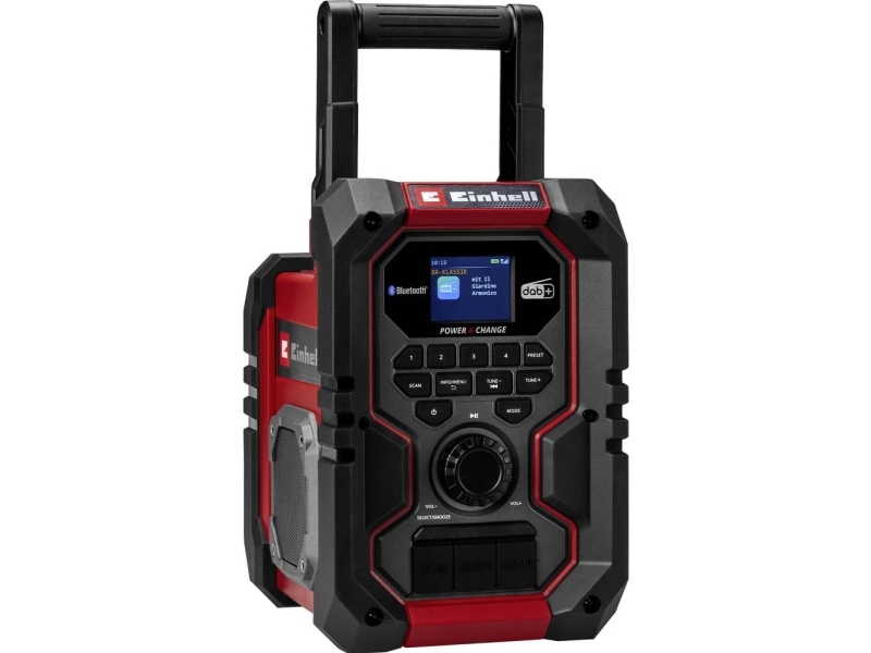 Sladdlös radio Einhell TE-CR 18 Li DAB+, FM Röd/svart - SOLO | TV, Ljud & Bild - Stereo - Radio (DAB och FM) | GameStuff