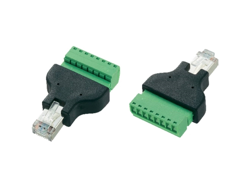 Conrad Components Lt-Rj45 Rj45-Stik Med Skruetilslutning 569296 Stik, Lige 1 Stk
