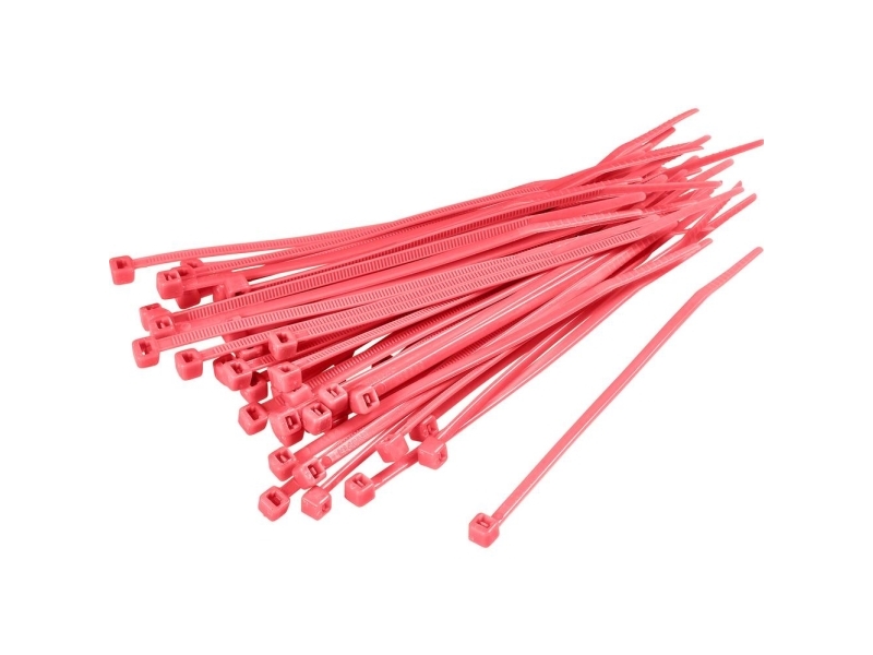 Kss 1369100 Cv250 Kabelbinder 250 Mm 4,80 Mm Rot 100 Stück