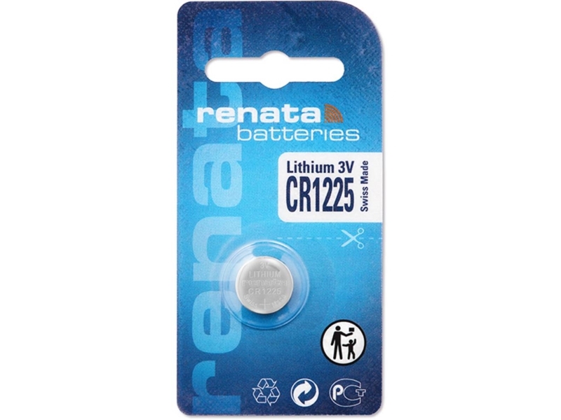 Renata Knapcellebatteri Cr 1225 3 V 1 Stk 48 Mah Lithium Cr1225