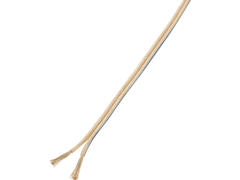 Conrad Components 1282823 Lautsprecherkabel 2 X 0,75 Mm² Transparent 100 M