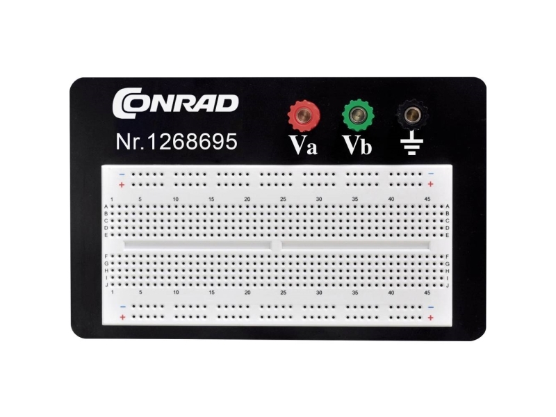 Conrad Components 0165-40-1-3301B Breadboard Samlet antal poler 610 (L x B x H) 114.3 x 186.2 x 8.4 mm 1 stk