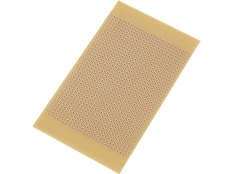 Conrad Components Su527696 Experimentierleiterplatte Hartpapier (L X B) 125 Mm X 73 Mm 35 Μm Rasterabstand 2,54 Mm Inhalt 1 Stück