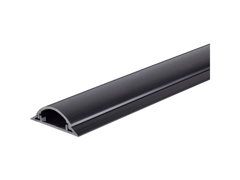 Conrad Components Kabelbro 1243963 Pvc Sort Antal Kanaler: 1 1000 Mm Indhold: 1 Stk