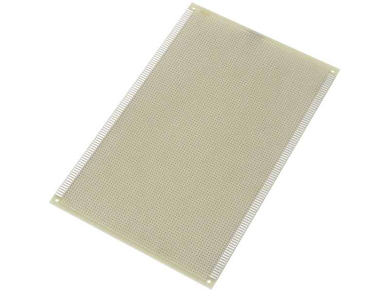 Conrad Components Supcb002 Eurodruckplatte Ohne Cu-Beschichtung Epoxy (L X B) 267 Mm X 170 Mm Rasterabstand 2,54 Mm Inhalt 1 Stück