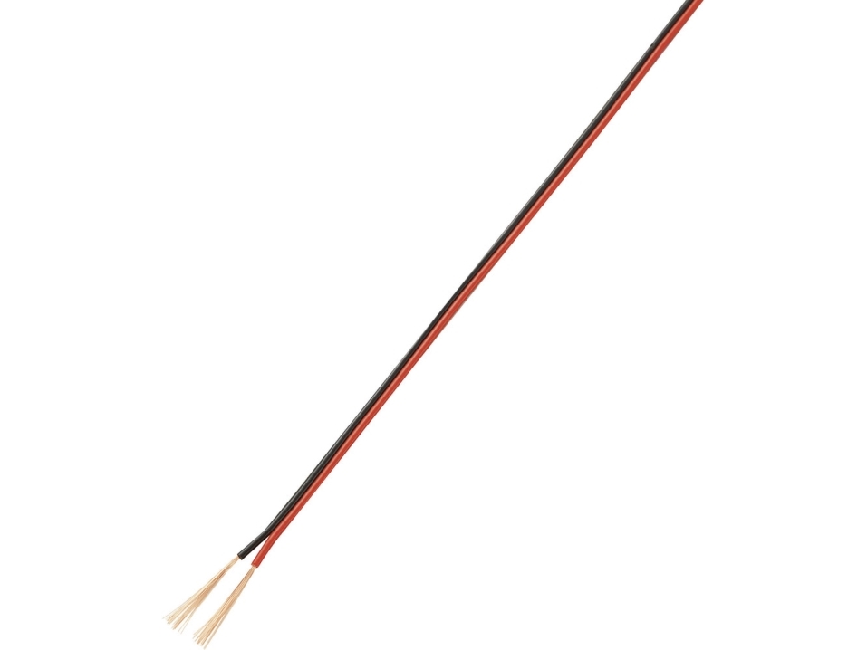 Conrad 606851, Kupfer, 0,14 Mm², Schwarz, Rot, Polyvinylchlorid (Pvc), 50 M