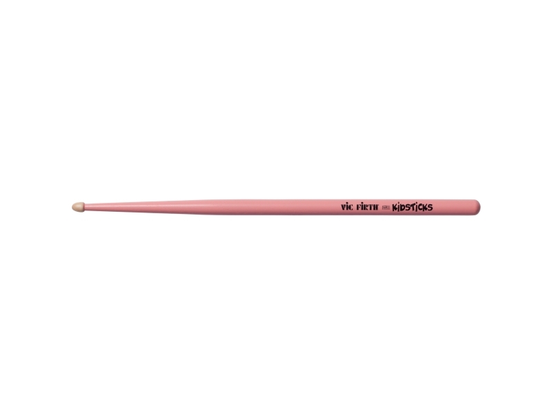 Vic Firth Kidspink, Trommestikker, Træ, Lyserød, Nøddetræ, Maling, Træ