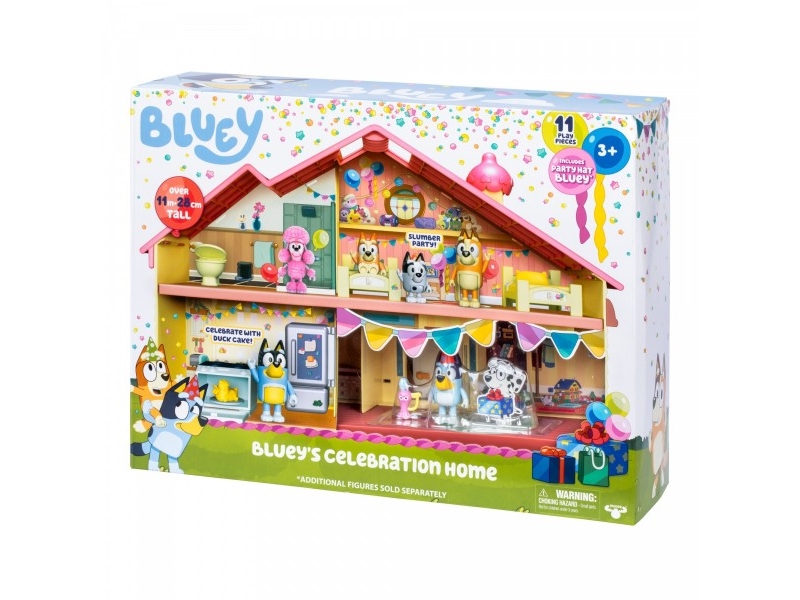 Bluey Celebration, Synttärijuhlakoti | Andra leksaksmärken - Blå | GameStuff