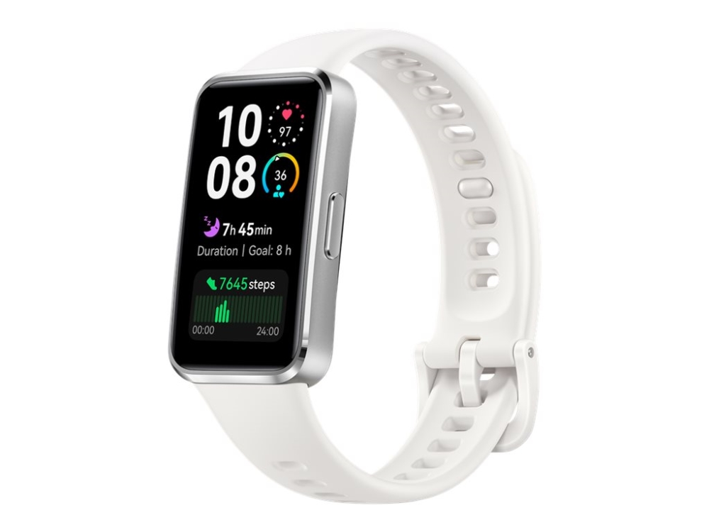 Huawei Band 10 - Aluminiumslegering - Aktivitetssporer Med Rem - Fluoroelastomer - Håndledsstørrelse: 120-190 Mm - Display 1.47" - Bluetooth - 15 G -