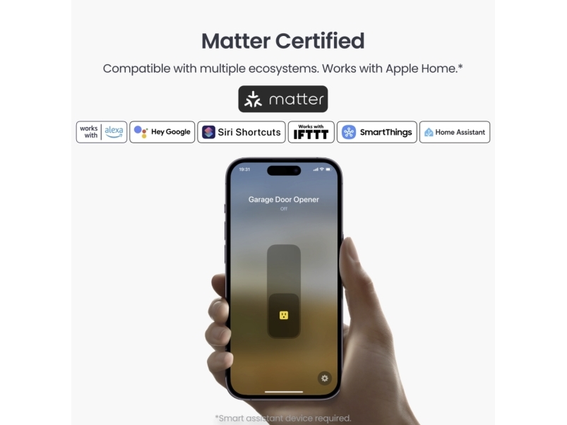 SwitchBot Relay Switch Garage Door Opener, relkontakt garageportbner