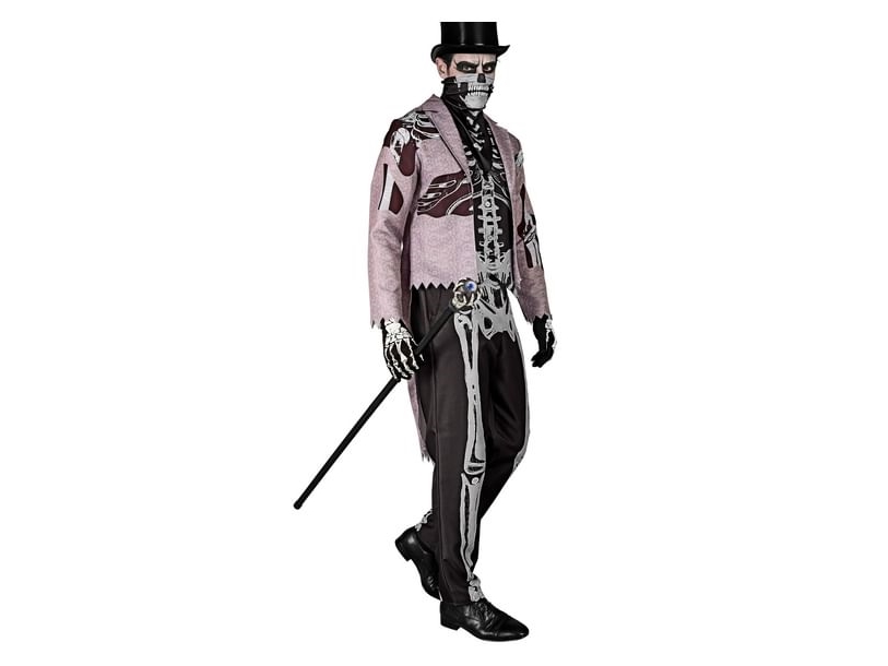 Skelet Brudgom Kostume