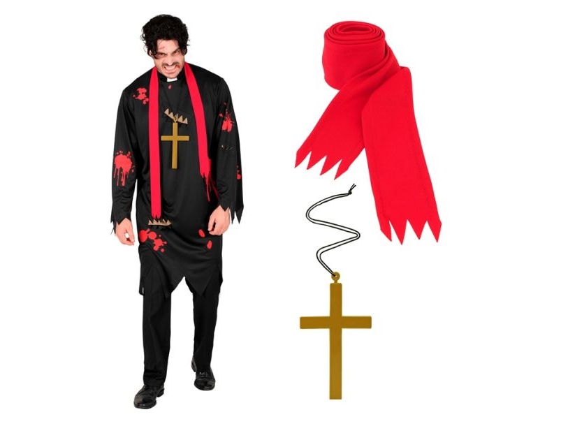 Zombie Præst Kostume