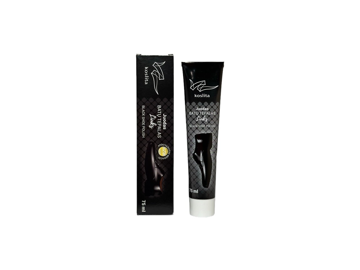 Shoe Polish Liuks Liuks, Black, 0.075 L