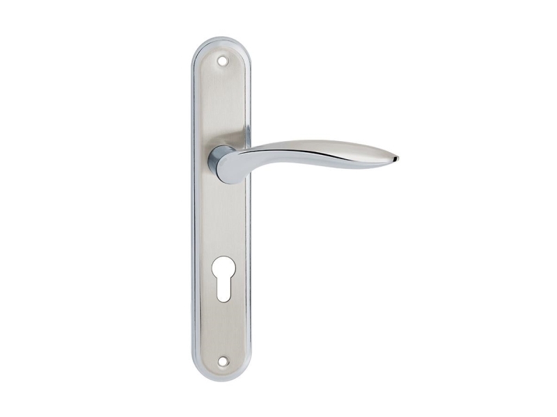 Metal_Bud Vb7yc Door Handle Blanka 72Mm Cyl Sat Cp