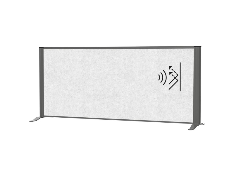 Maul Skillevæg Rumdeler Maulconnecto (B X H) 120 Cm X 52.75 Cm Fleece Lysegrå, Antracit 9852289
