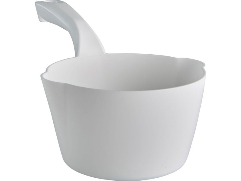 Øse 1 ltr. rund hvid | Catering - Servis - Bestick & köksredskap | GameStuff