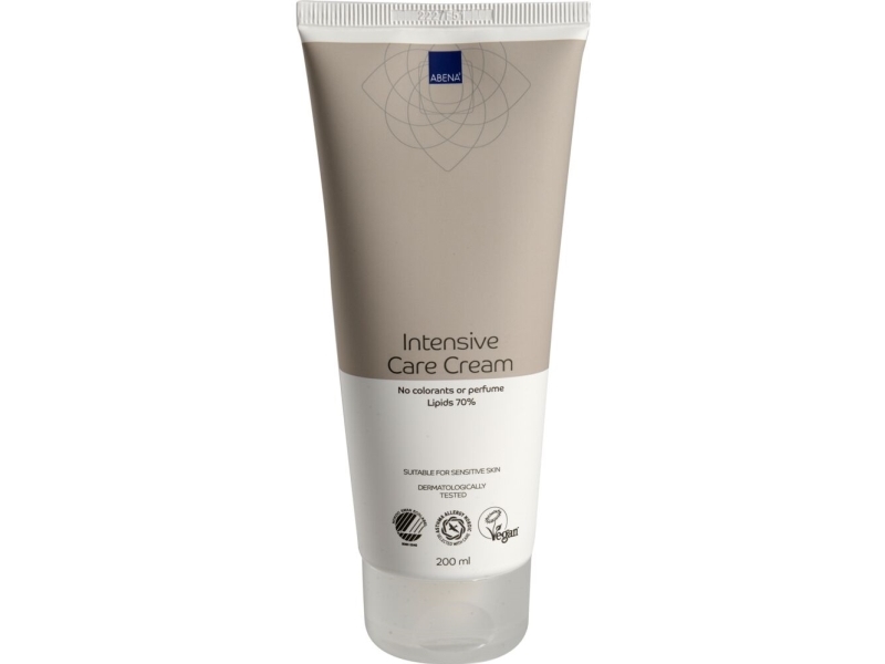 Intensive Care Cream, ABENA, 200 ml, uden farve og parfume, 70% fedt