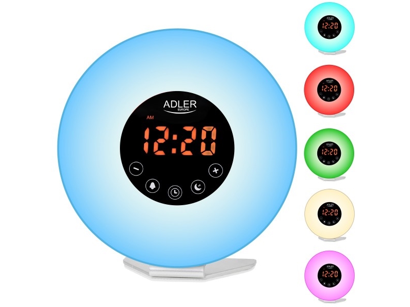 Adler Wake-Up Light Alarm Clock AD 1916 | Huset - Säkerhet & Larm - Klockor och väckarklockor | GameStuff