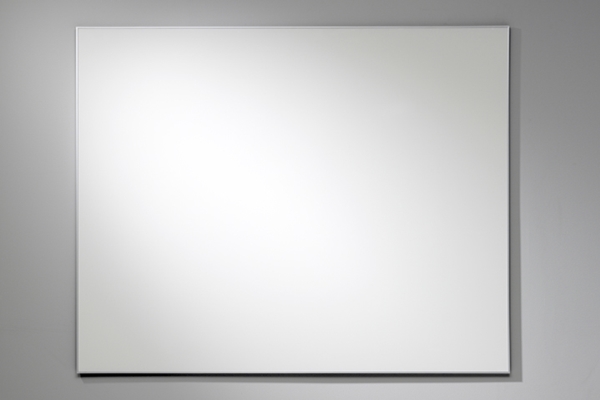 Lintex Boarder - Whiteboard - vægmonterbar - 1805 x 905 mm - keramisk stål - magnetisk - aluminiumsramme med grå hjørner
