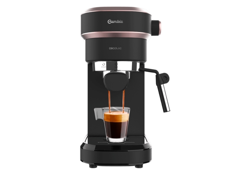 Cecotec 01630, Espressomaskine, 1,1 L, Malet Kaffe, 1350 W, Sort