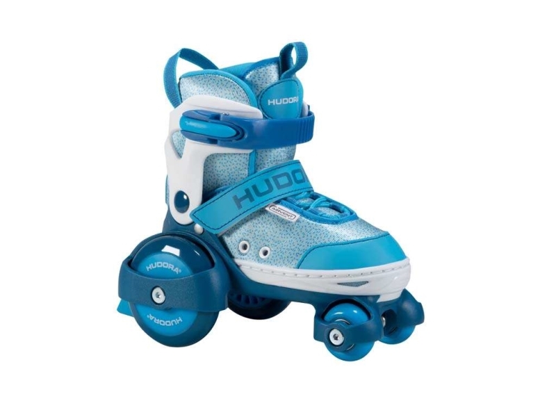 Hudora My First Quad, 26 - 29, Kinder, Männlich, Cyan, Muster, Hoher Stiefel