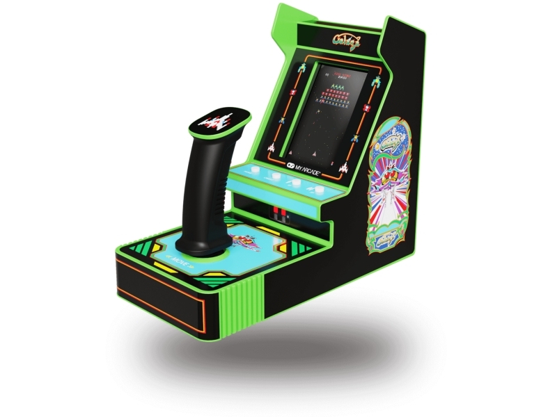 My Arcade Galaga Joystick Player, Mehrfarbig, 8,13 Cm (3.2"), Usb Typ-C, 3,5 Mm, Usb / Batterie, Aa