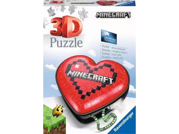 Ravensburger Puslespil 3D 54 El Serce Minecraft 112852 Ravensburger
