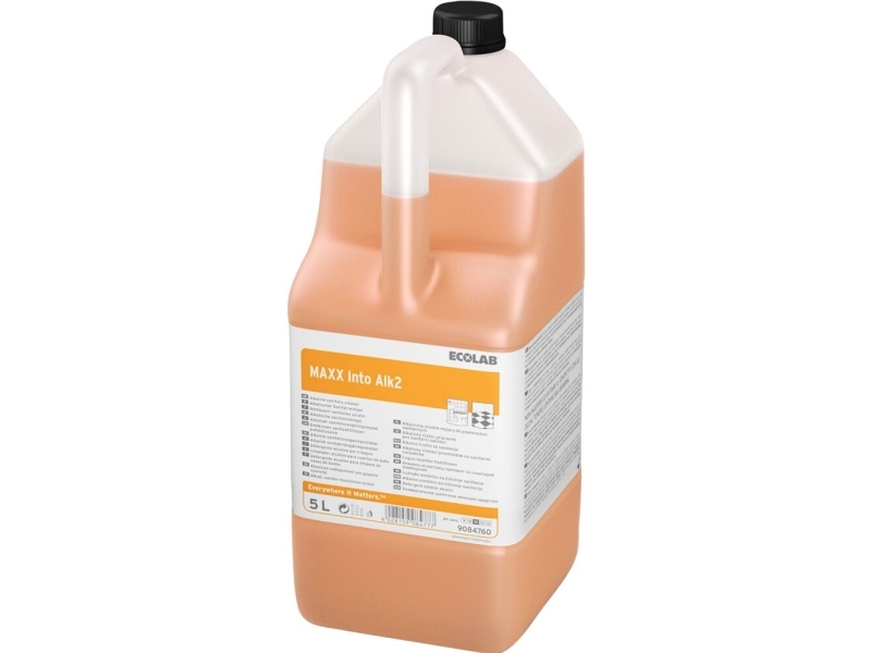 ECOLAB MAXX Into Alk2 - Rengøring - væske - dunk - 5 L - frisk - professionel - koncentreret (pakke med 2)