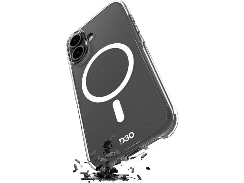 Puro Impact Klar D3o Tpu+Pc Magsafe Cover Til Iphone 17 - Transparent