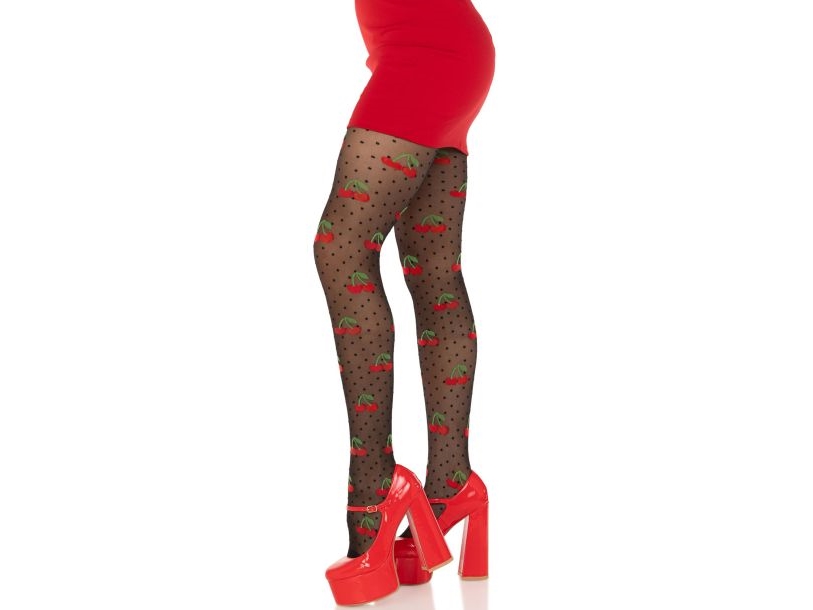 Kirsche Strumpfhose