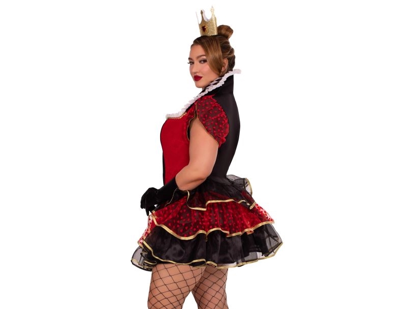 Queen Of Heart Kostume, Plus