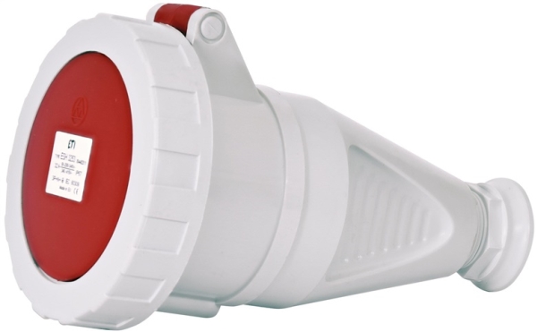 Socket Eti 004482011, White/Red