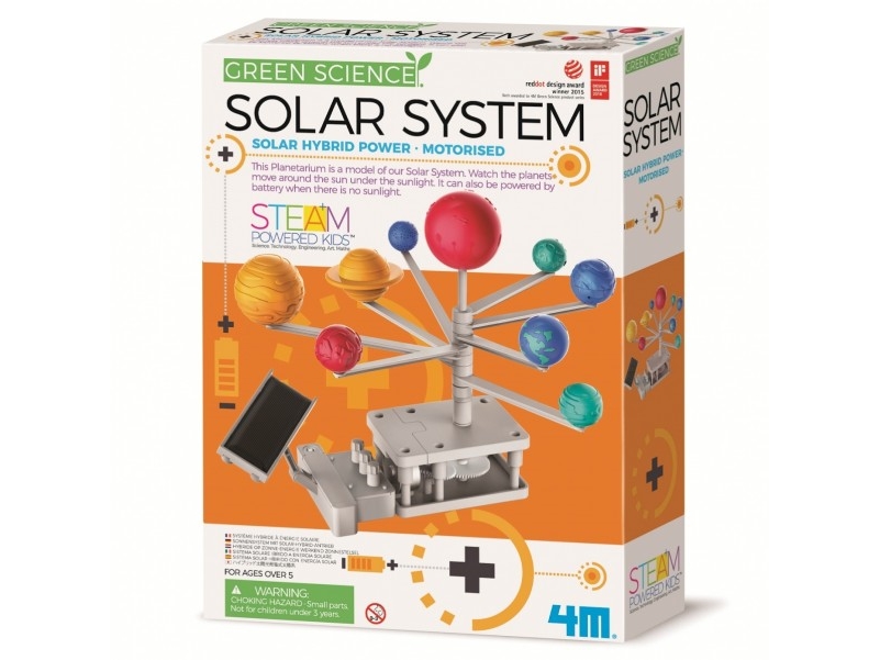 4M Green Science Solar System, Solsystem, Astronomi, 5 År, Flerfarvet