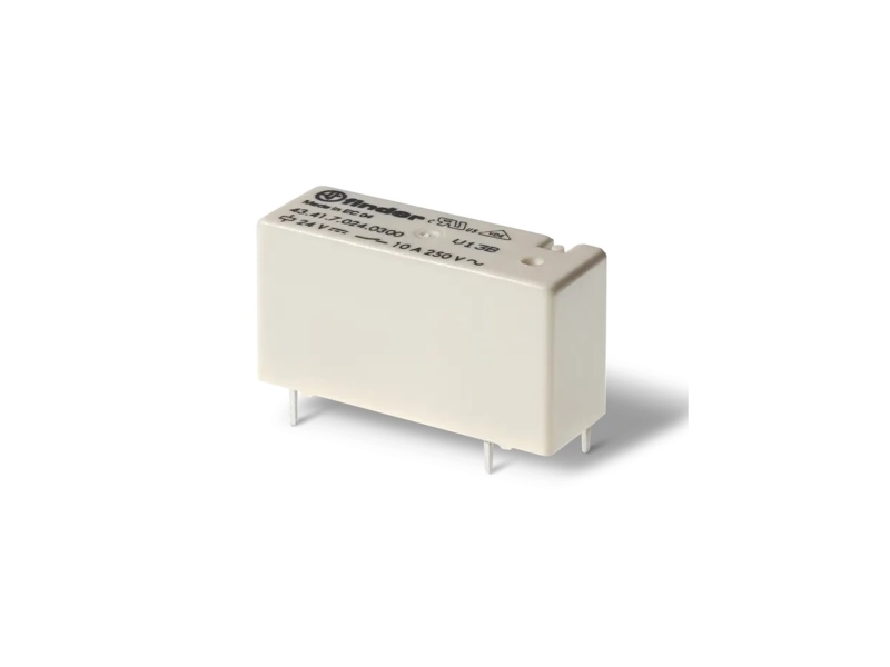 Finder 43.41.7.012.4000 Leiterplattenrelais 12 V/Dc 10 A 1 X Wechsler 20 Stück